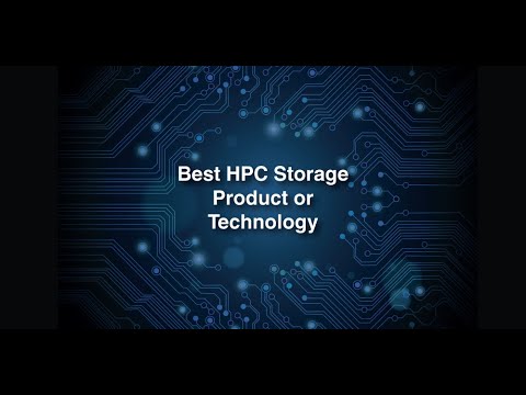 ECA Best HPC Storage Product or Technology