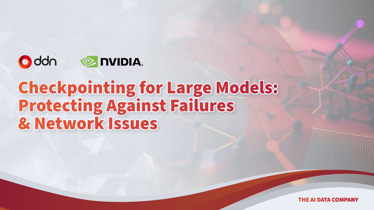 Checkpointing for Large Models: Protecting Against Failures & Network Issues