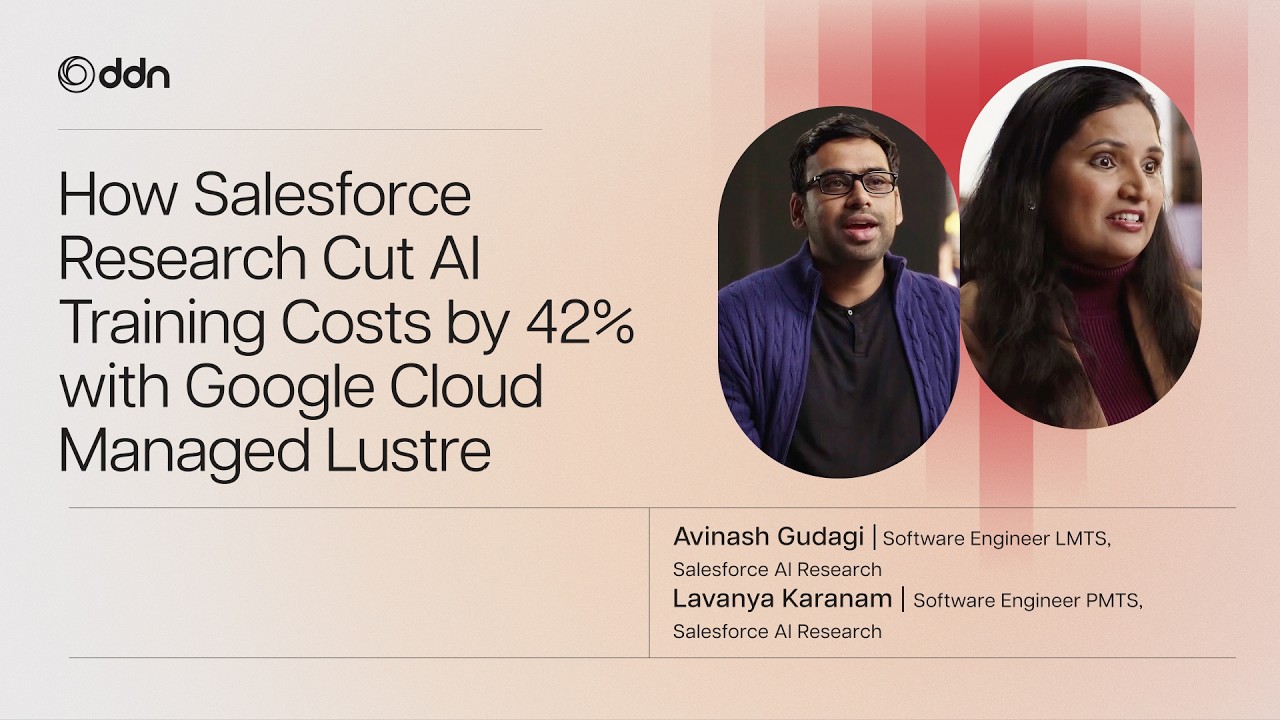 How Salesforce Research Cut AI Training Costs by 42% with Google Cloud Managed Lustre