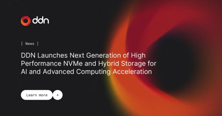 DDN Launches Next generation PR