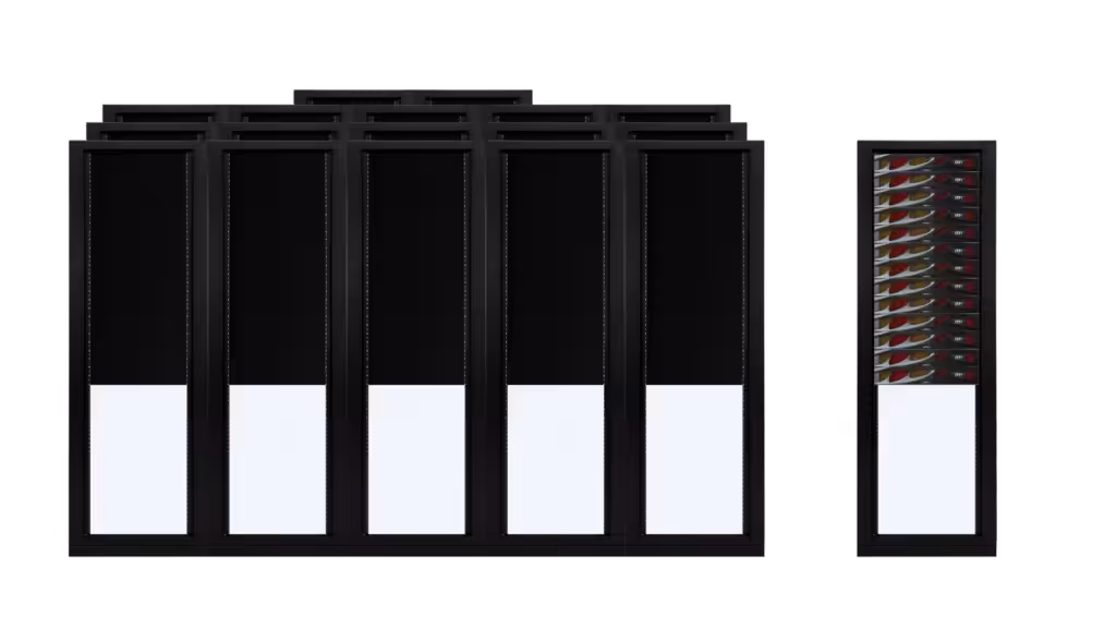 DDN offers 30X more IOPS per Rack Unit