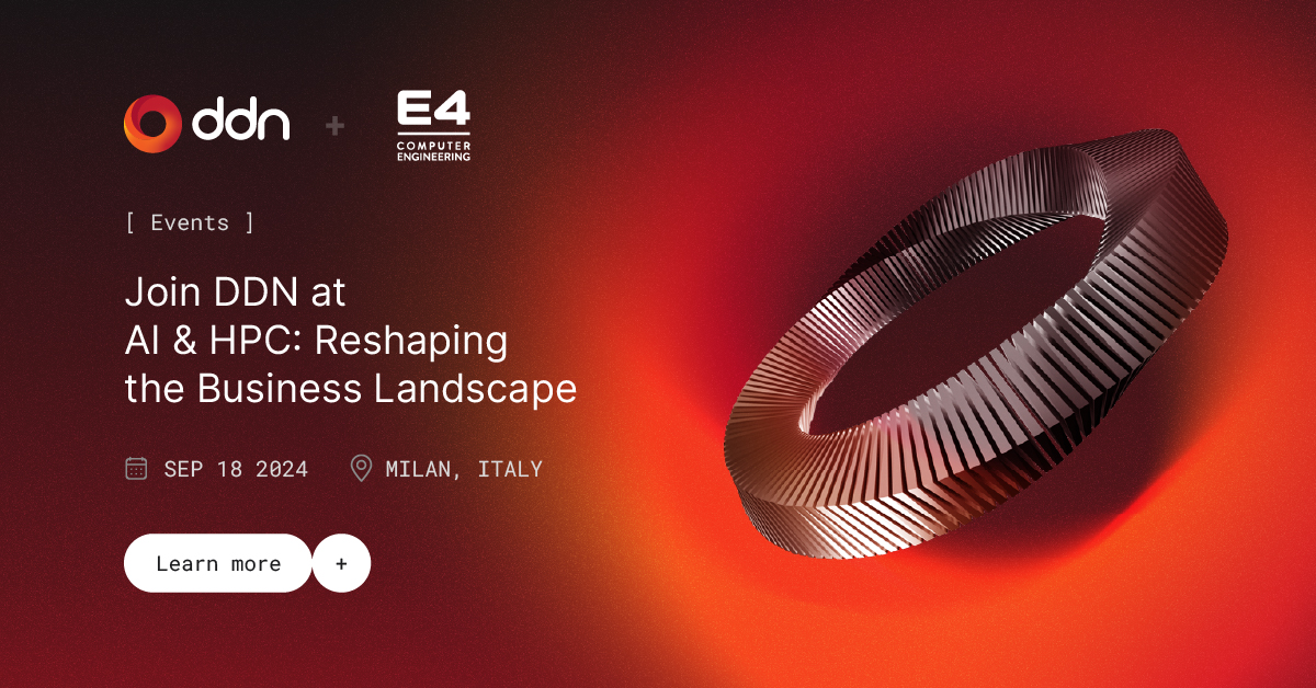 AI & HPC: Reshaping the Business Landscape | Milan, Italy