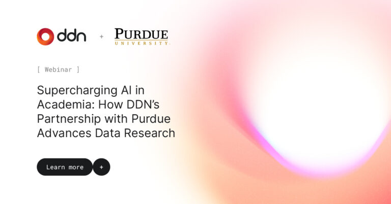 Supercharging AI in Academia with DDN and Purdue
